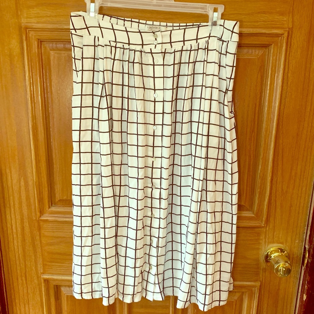 Forever 21 Button-Down Skirt
